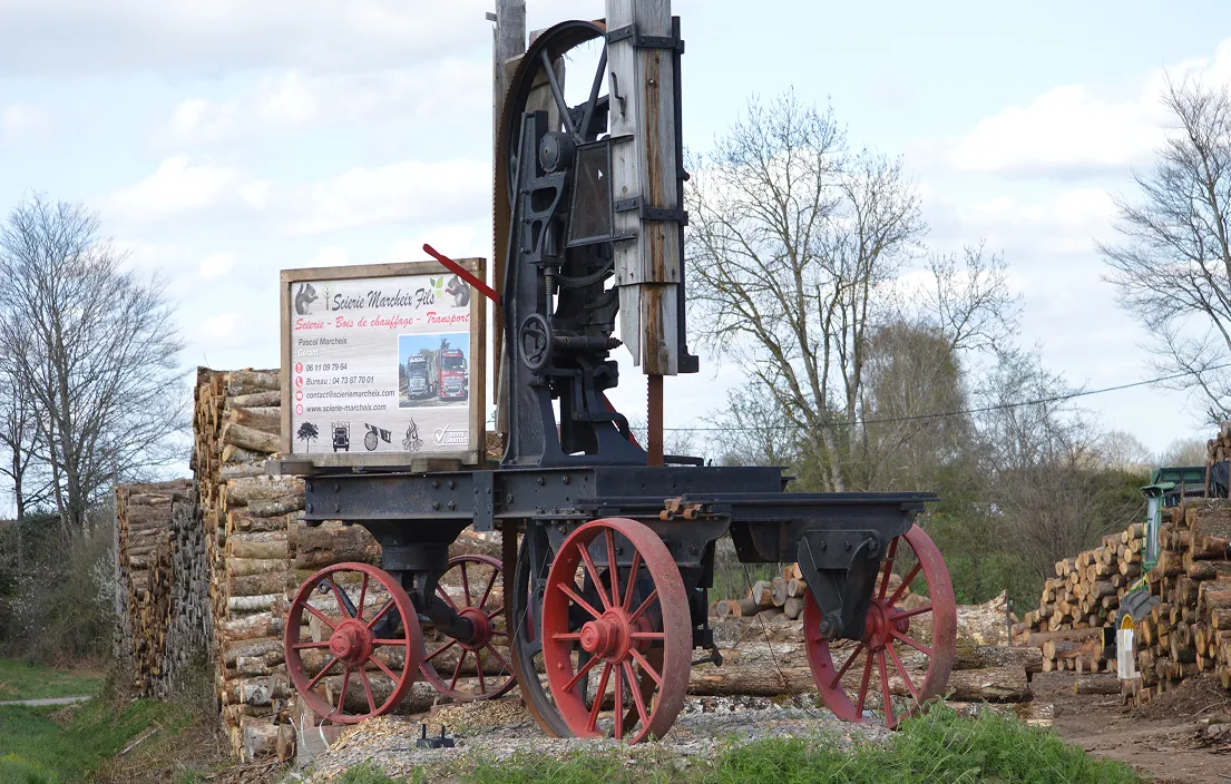 Machine forestière ancienne